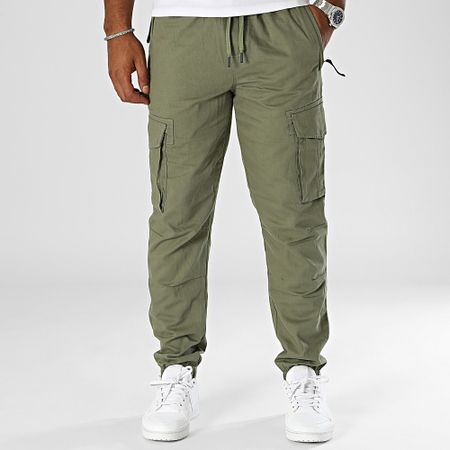 Frilivin - Pantalón cargo verde caqui