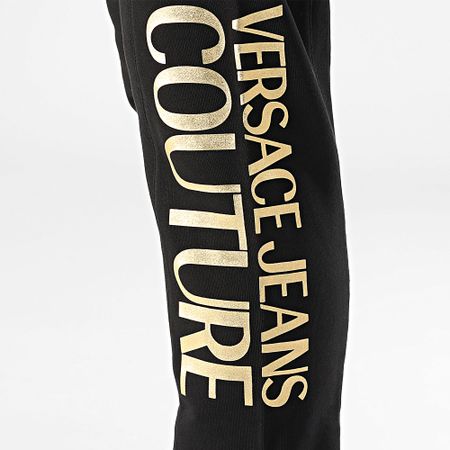 Versace Jeans Couture - Logoinsit 77GAAT05-CF00T Pantalones Jogging Negro Oro