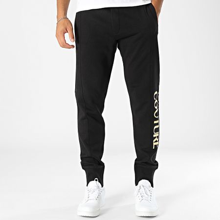 Versace Jeans Couture - Logoinsit 77GAAT05-CF00T Pantalones Jogging Negro Oro