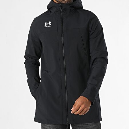 Under Armour - Chaqueta larga con cremallera y capucha 1387162 Negro