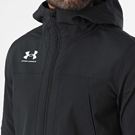 Under Armour - Chaqueta larga con cremallera y capucha 1387162 Negro