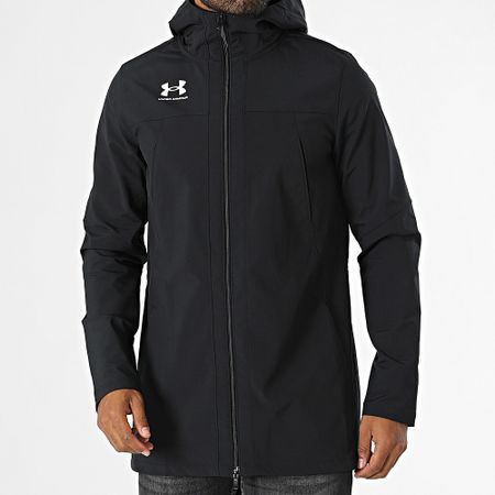 Under Armour - Chaqueta larga con cremallera y capucha 1387162 Negro