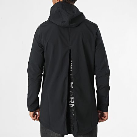 Under Armour - Chaqueta larga con cremallera y capucha 1387162 Negro