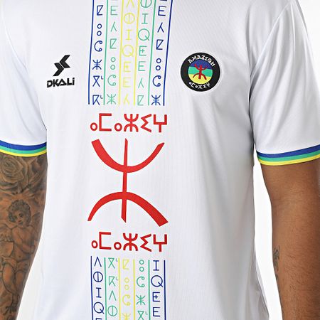 DKALI - Nuevo Amazigh White Football Jersey