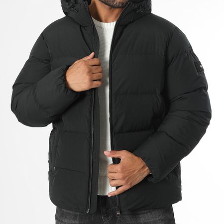 Tommy Hilfiger - Puffer de plumón con capucha 6599 Negro