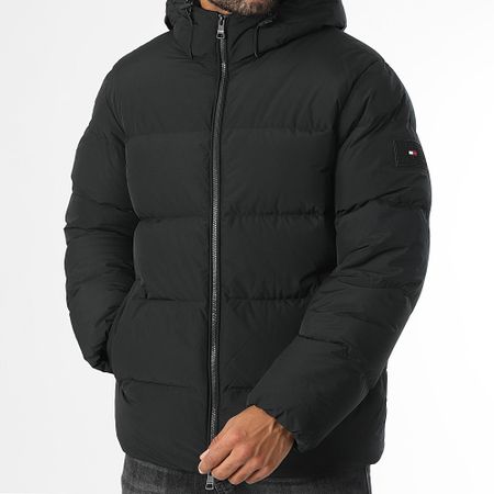 Tommy Hilfiger - Puffer de plumón con capucha 6599 Negro