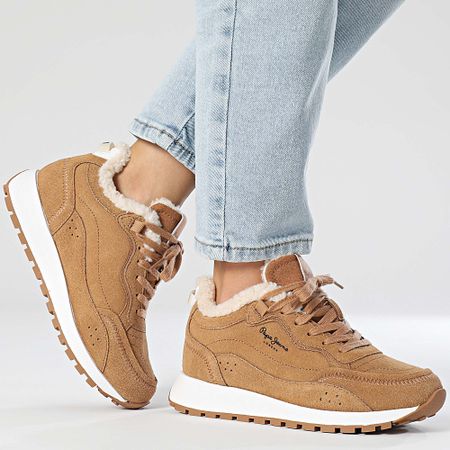 Pepe Jeans - Dean Block Zapatillas Mujer PLS60015 Marrón
