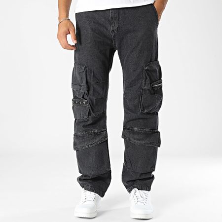Uniplay - DP054 Cargo Jeans Negro