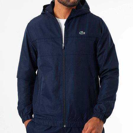 Lacoste - Chándal Regular Fit Logo Cocodrilo Azul Marino