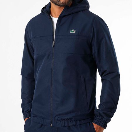 Lacoste - Chándal Regular Fit Logo Cocodrilo Azul Marino