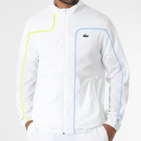 Lacoste - Chándal Regular Fit Logo Cocodrilo Blanco