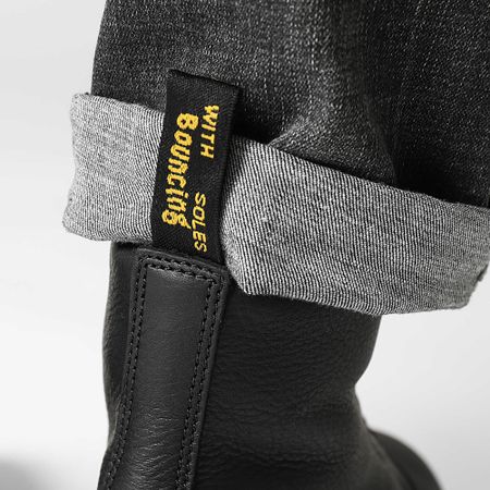 Dr Martens - Botas 1460 Grizzly Negro