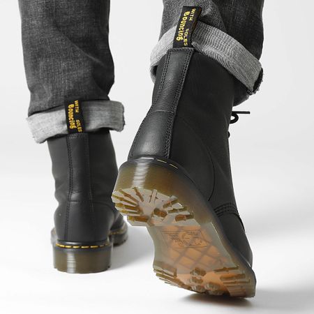 Dr Martens - Botas 1460 Grizzly Negro