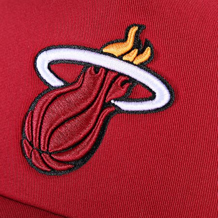 Mitchell and Ness - Gorra Trucker Miami Heat HT8032 Evergreen