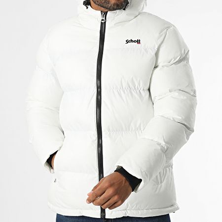 Schott NYC - Idaho 2 Chaqueta de pluma blanca con capucha