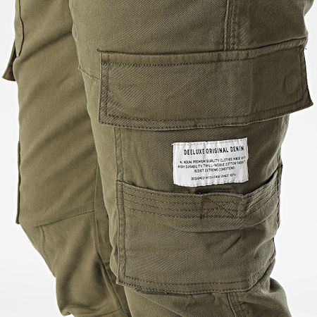 Deeluxe - Pantalones cargo Madison Regular P7056M Verde caqui