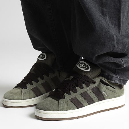 Adidas Originals - Campus 00s Zapatillas ID1418 Oliva Strata Marrón Oscuro Calzado Blanco