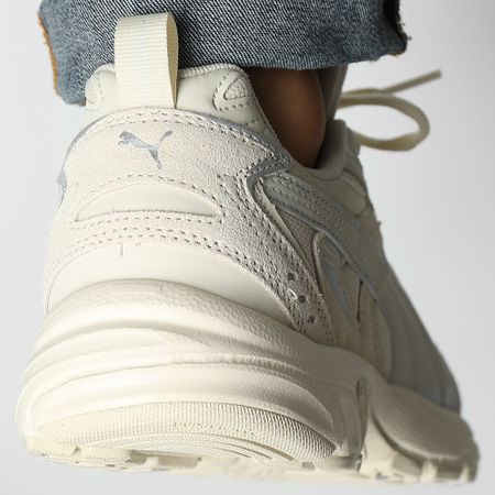 Puma - Milenio Tech Suede 393489 Snow Gray Frosted Ivory Sneakers