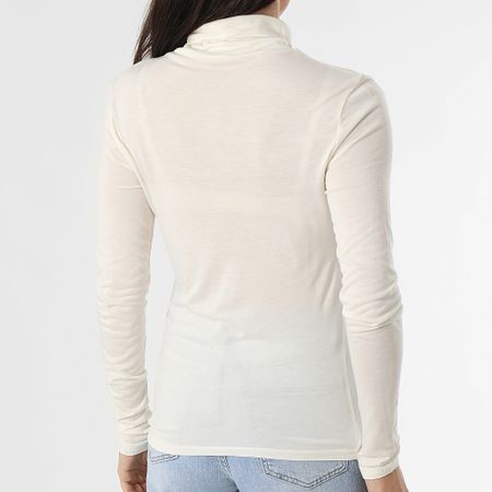 Only - Camiseta de manga larga de mujer Suma Woolblend Beige