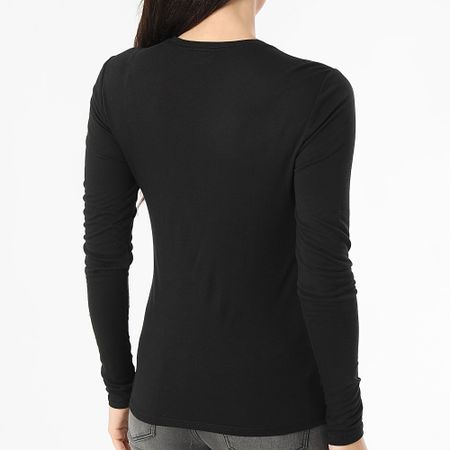 Only - Camiseta de manga larga para mujer Suma Woolblend Negro
