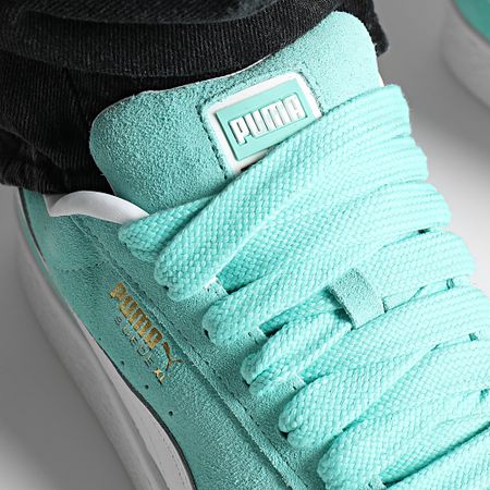 Puma - Zapatillas Suede XL 395205 Mint Puma Blanco