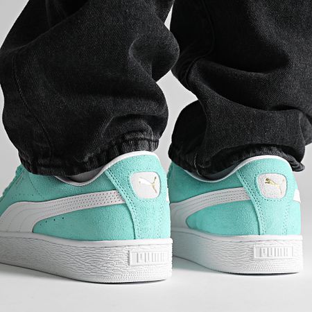 Puma - Zapatillas Suede XL 395205 Mint Puma Blanco