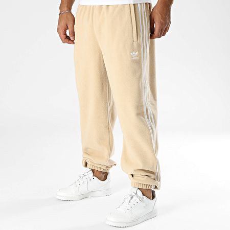 Adidas Originals - Pantalones de chándal de forro polar IZ2490 Beige