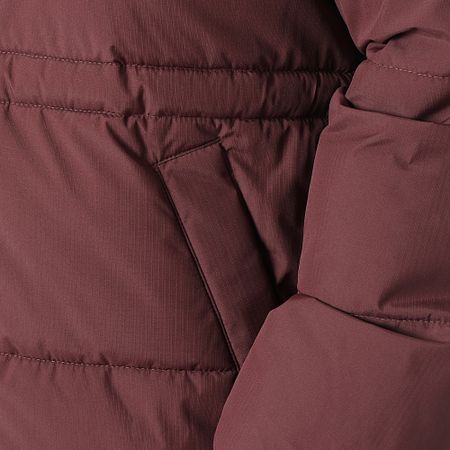 Jack And Jones - JJXX World Chaqueta de pluma con capucha para mujer Burdeos