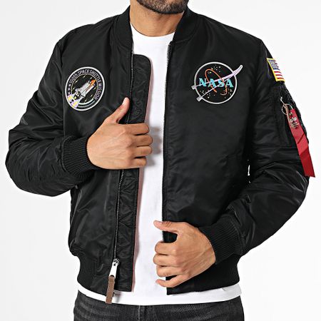 Alpha Industries - Bombardero MA-1 VF Nasa Negro