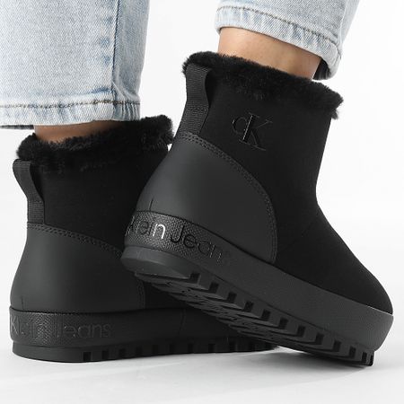 Calvin Klein - Botas Home Mujer Anke Zapatilla 1592 Triple Negro