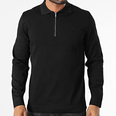 Classic Series - Jersey negro con cremallera