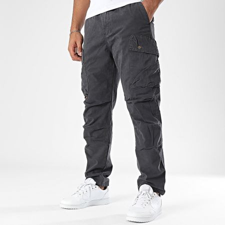 KZR - Pantalones Cargo Gris Carbón