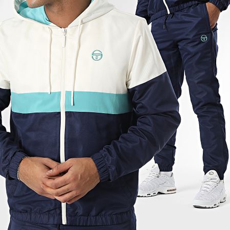 Sergio Tacchini - Kango Traje con Capucha 40797 Azul Marino Beige Claro