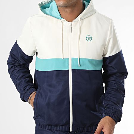 Sergio Tacchini - Kango Traje con Capucha 40797 Azul Marino Beige Claro