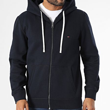 Tommy Hilfiger - Essential 7234 Sudadera con capucha y cremallera Azul Marino