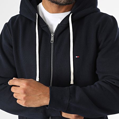 Tommy Hilfiger - Essential 7234 Sudadera con capucha y cremallera Azul Marino