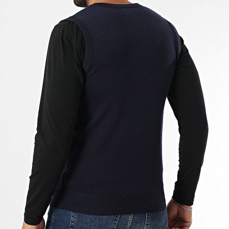 Classic Series - Chaleco sin mangas azul marino
