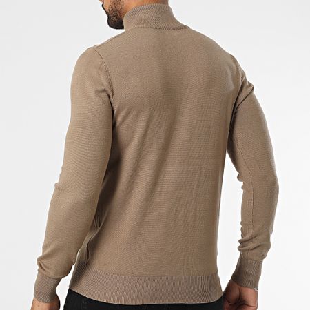 Classic Series - Chaleco con cremallera beige oscuro