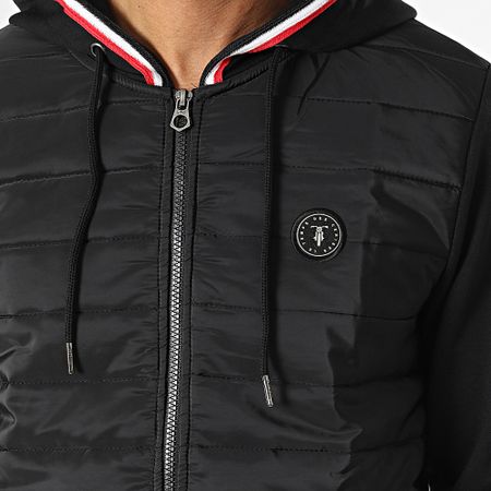 Le Temps Des Cerises - Chaqueta negra con cremallera Thol