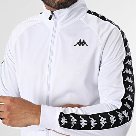 Kappa - Banda Anniston Zip Sweat 301EFU0 Blanco