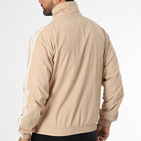 Adidas Originals - Firebird IZ3061 Chaqueta con cremallera a rayas beige