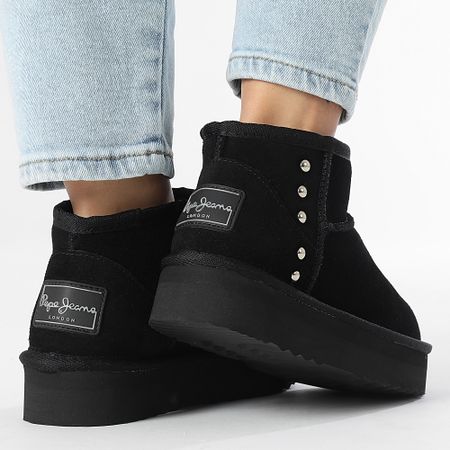 Pepe Jeans - Botas Mujer Dissy Metal PLS50531 Negro
