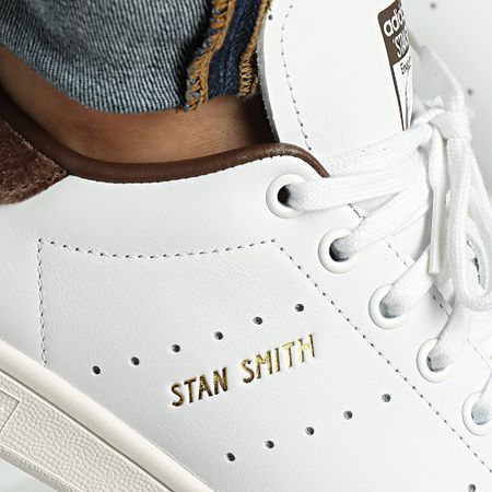 Adidas Originals - Baskets Stan Smith IF7003 Calzado Blanco Oro Metálico Marrón