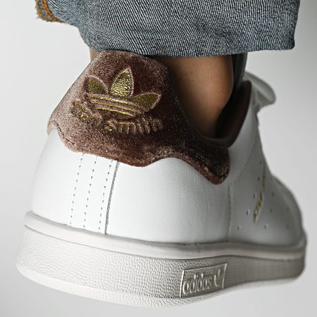 Adidas Originals - Baskets Stan Smith IF7003 Calzado Blanco Oro Metálico Marrón