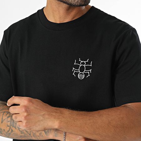 Anthill - Oversize Tee Shirt Large La Fourmilière Negro Blanco