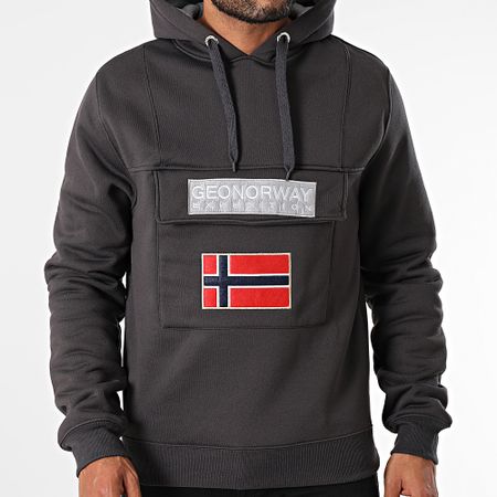 Geographical Norway - Sudadera Gadrien Gris Carbón
