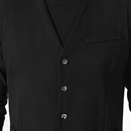 Frilivin - Chaleco negro sin mangas