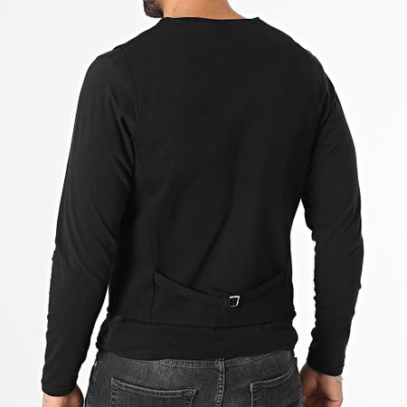 Frilivin - Chaleco negro sin mangas