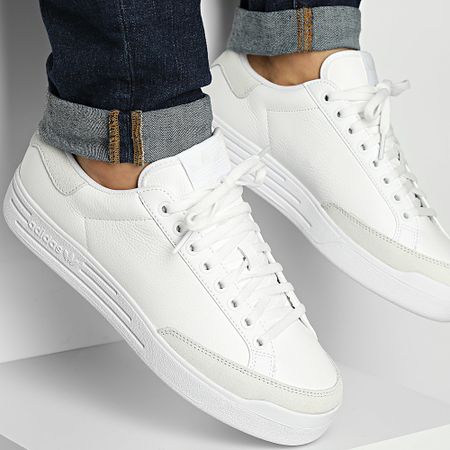 Adidas Originals - Rod Laver Zapatillas JI1909 Calzado Blanco Gris Uno