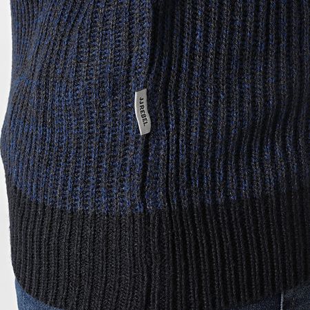 JJREBEL - Chaleco con cremallera Liam Navy